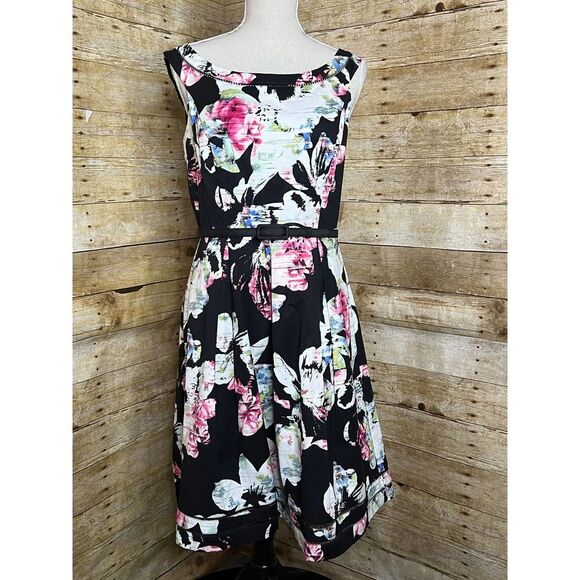 WHBM FLORAL WEDDING GUEST GRADUATION SPECIAL OCCASION PARTY DINNER PARTY DRESS - Picture 5 of 7